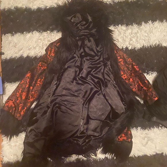 Rare hooded current mood fur trim coat! - Picture 2 of 3